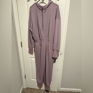 Dusty Purple Long Sleeve onesie sweatsuit